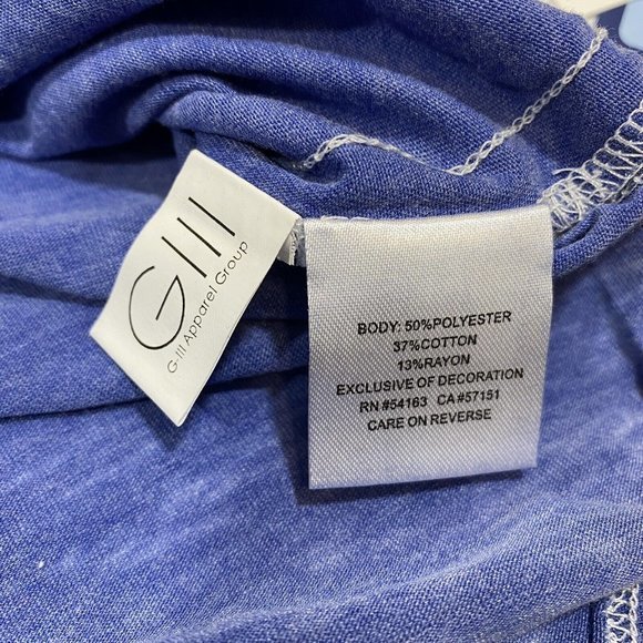 New York Knicks Women's Harper Off The‎ Shoulder T-Shirt Touch By Alyssa Milano - Picture 5 of 5